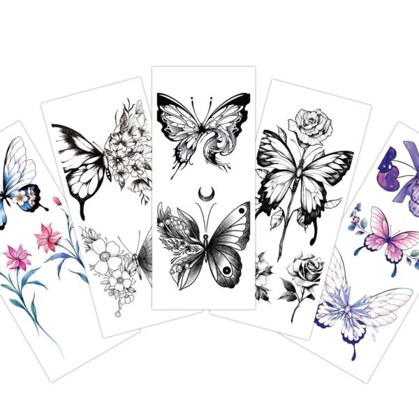 S.A.V.I 5pcs. Temporary Tattoo Stickers Combo Of Size 10.5x6cm