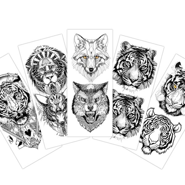 S.A.V.I 5pcs. Temporary Tattoo Stickers Combo Size 10.5x6cm