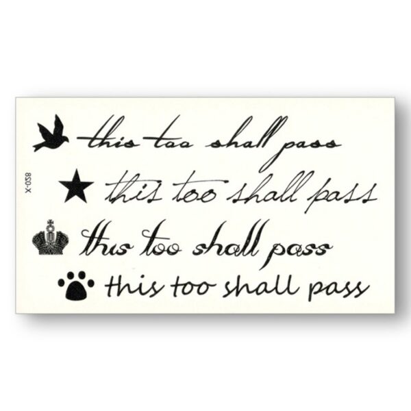 S.A.V.I 3D Temporary Tattoo Small Mix Designs Size 10.5x6cm - 1pc.