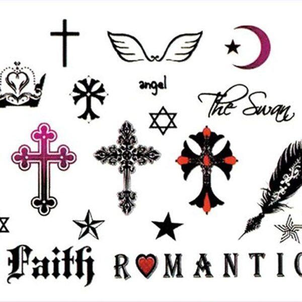 S.A.V.I 3D Temporary Tattoo Mix Designs Size 10.5x6cm - 1pc.