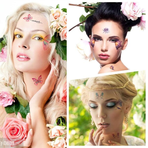 Face-Body Glitter Tattoo