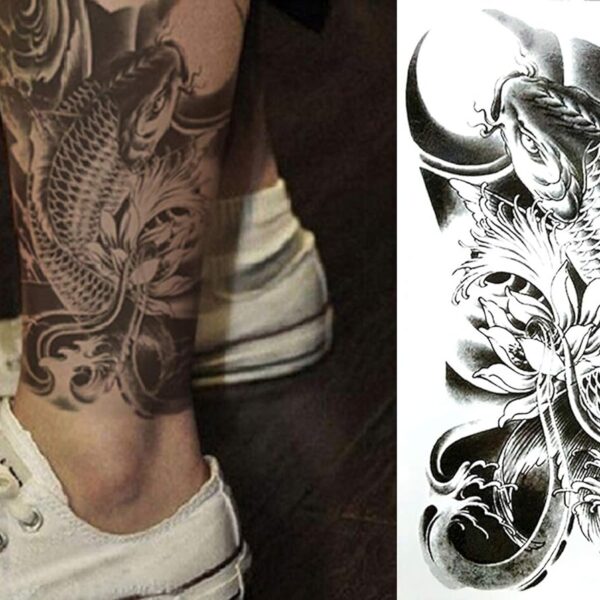 S.A.V.I Generic Unisex 3D Temporary Tattoo Fishes Sticker